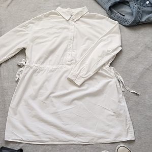 ASOS White Button Down Dress